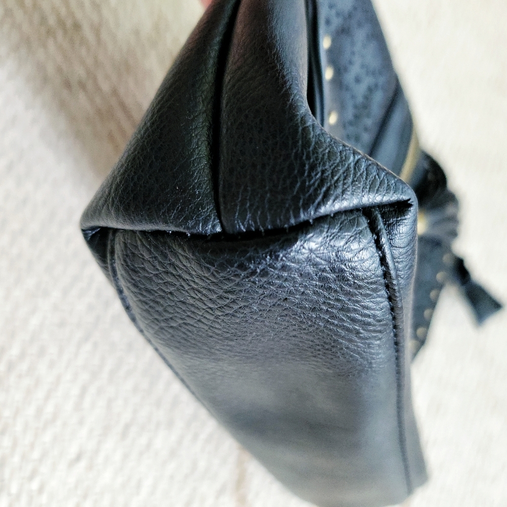 ✨3/$12 Boho Black Clutch Vegan - Picture 6 of 6